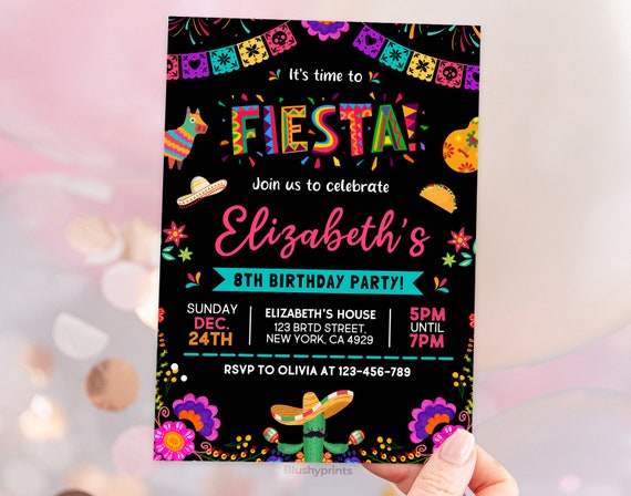 Fiesta Party Invitations Fiesta Party Invitations
