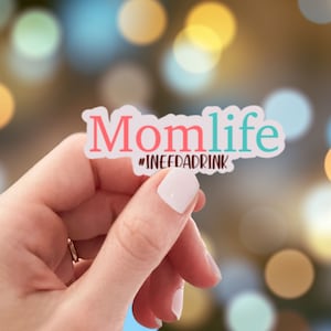 Mom Life # I Need a Drink I Waterproof Stickers I Mom Stickers I Mama Sticker I Gift for Mom I Water Bottle Sticker I Stanley Cup Sticker