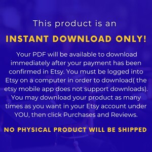 This is a digital product. no physical item will be shipped