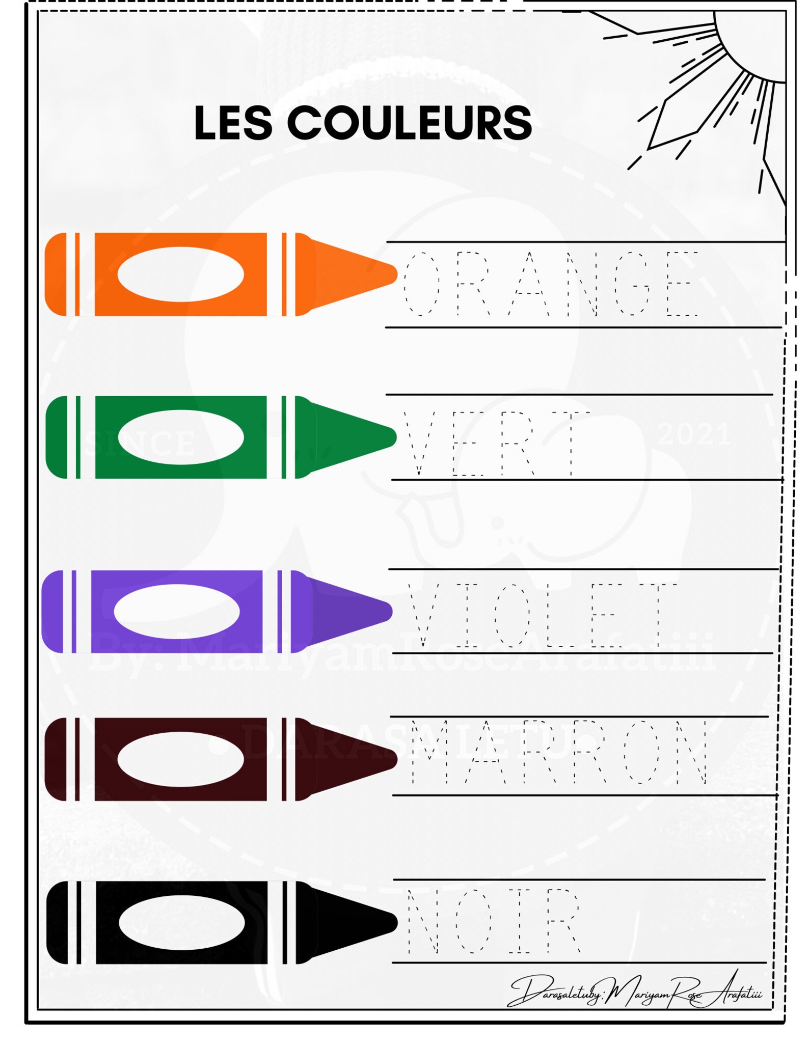 French printable tracing activity for kids toddler Etsy