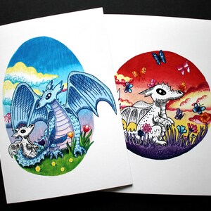 Dragon A5 Greeting Cards Spring Edition