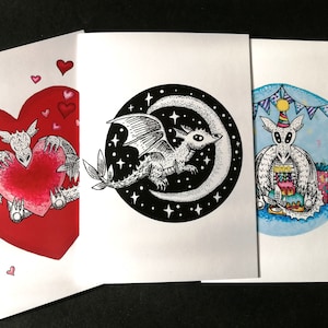 Dragon A5 Greeting Cards