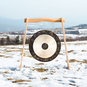 Wooden Gong Stand 40cm