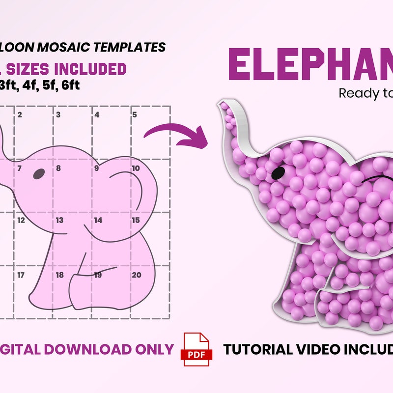 Elephant Balloon - Etsy