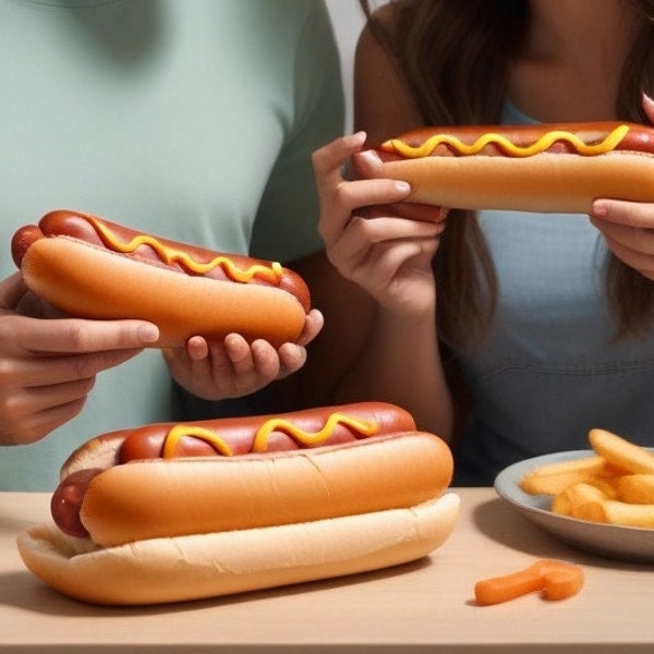 Artisan Oven Baked Hot Dog Links 100% Plant-Based No-soy No-Preservatives No-Nuts Back to School VEGAN