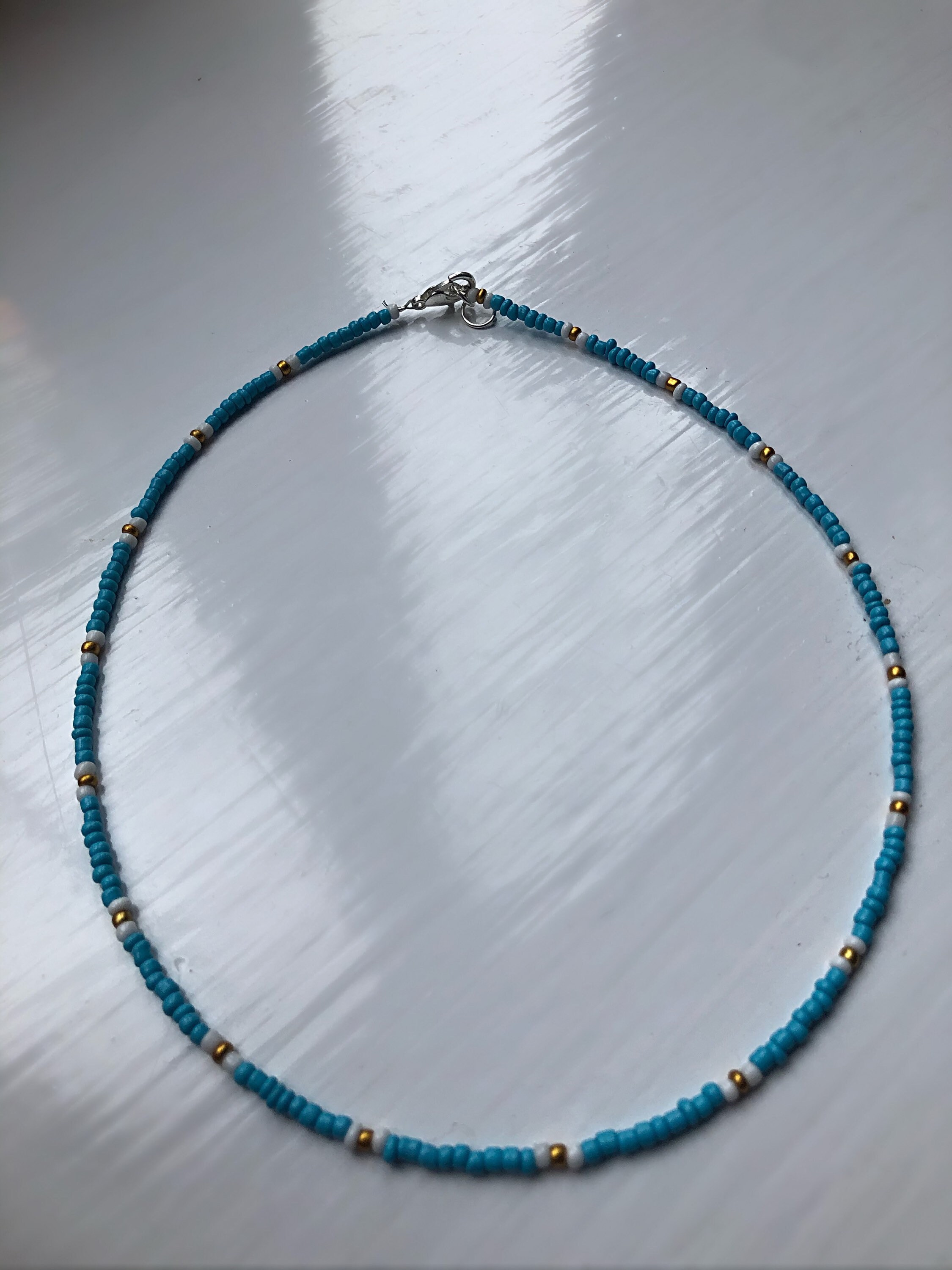 Beaded Necklace/choker Etsy