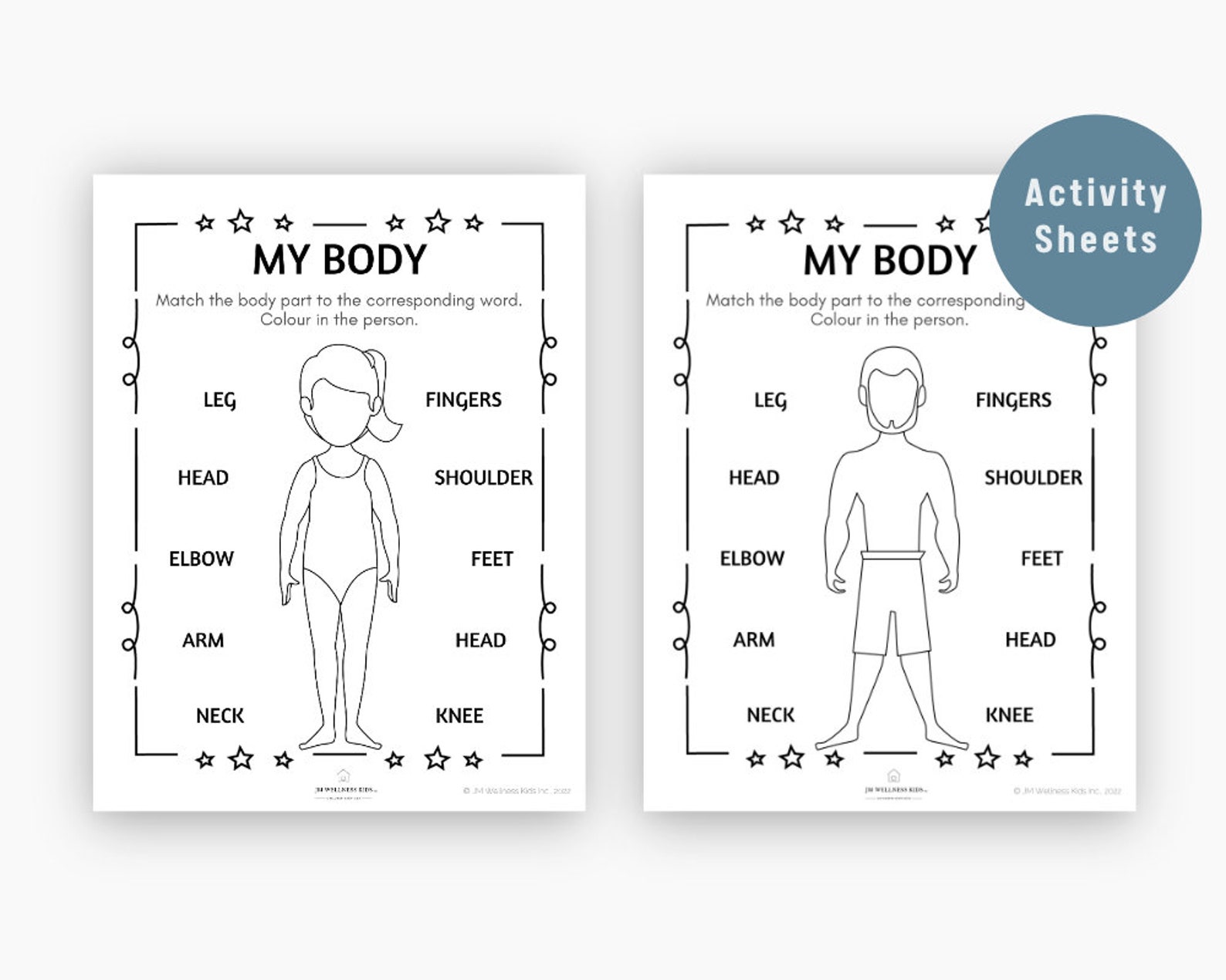 my-body-printable-worksheets-etsy