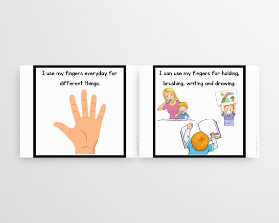 No Pinching - Social Story  Social stories, Speech therapy