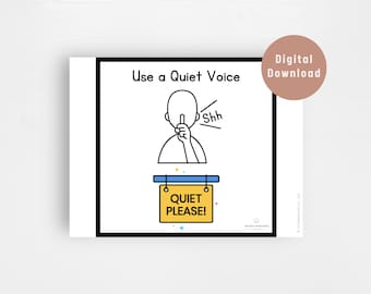 Quiet Voice Printable Social Story