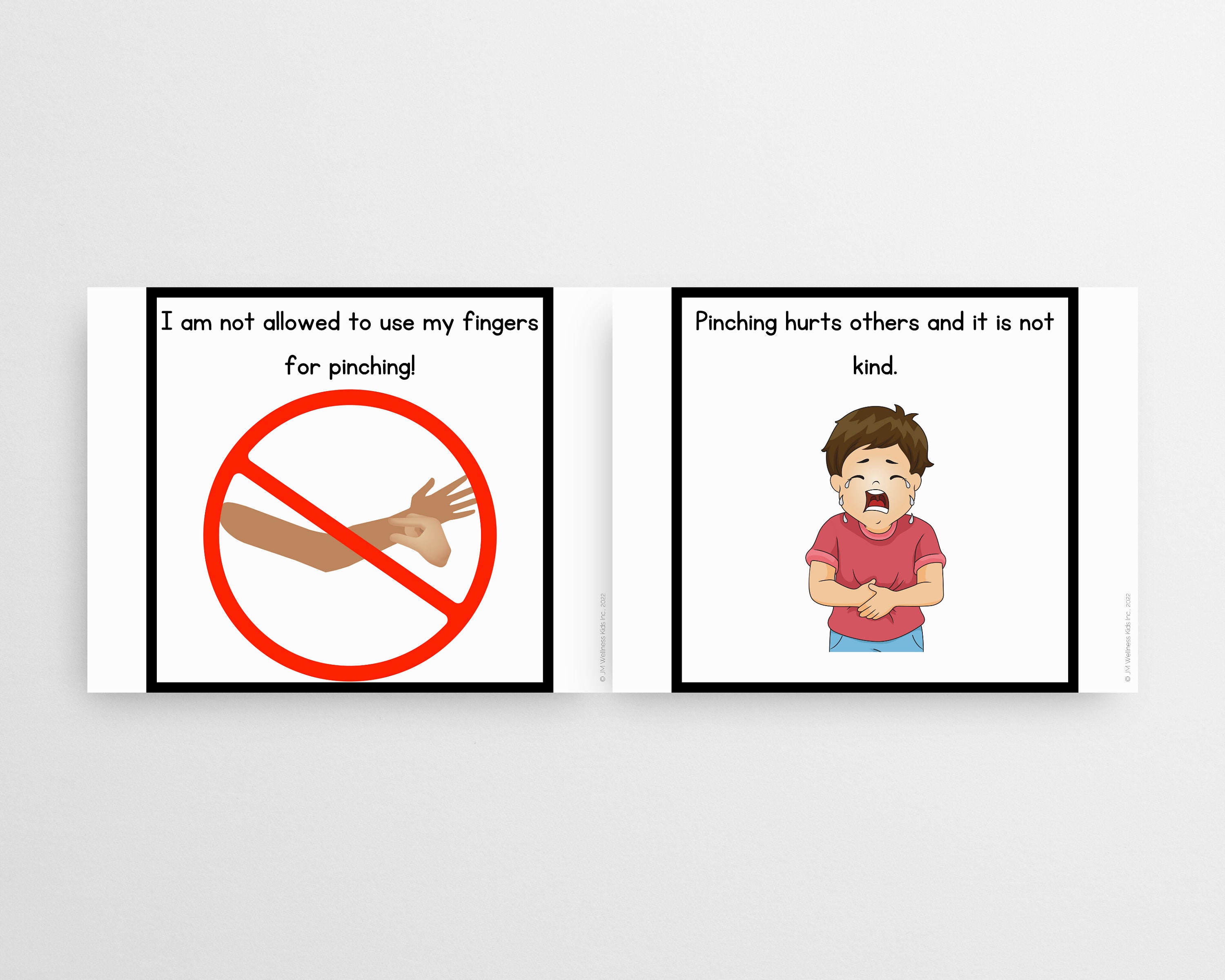 No Pinching Picture for Classroom / Therapy Use - Great No Pinching Clipart