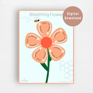 Printable Flower Breathing Activity