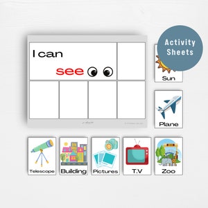 5 Senses Sorting Activity Sheets
