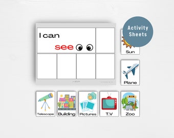 Hojas de actividades de clasificación de los 5 sentidos