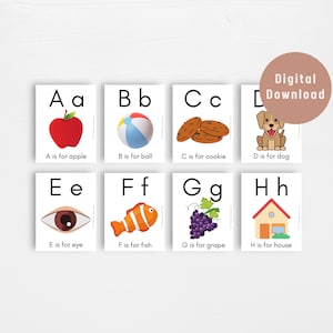 Printable Alphabet Flash Cards