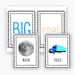 Printable Big Vs. Small Flash Cards - Etsy Canada