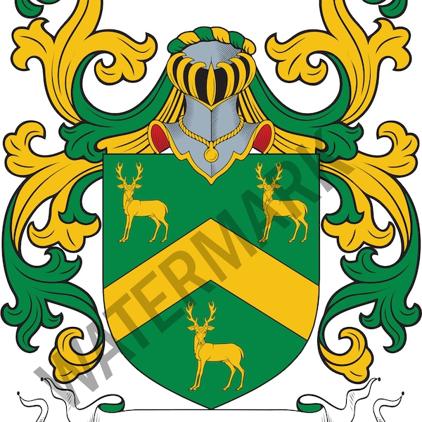 Robinson Coat of Arms Svg Etsy