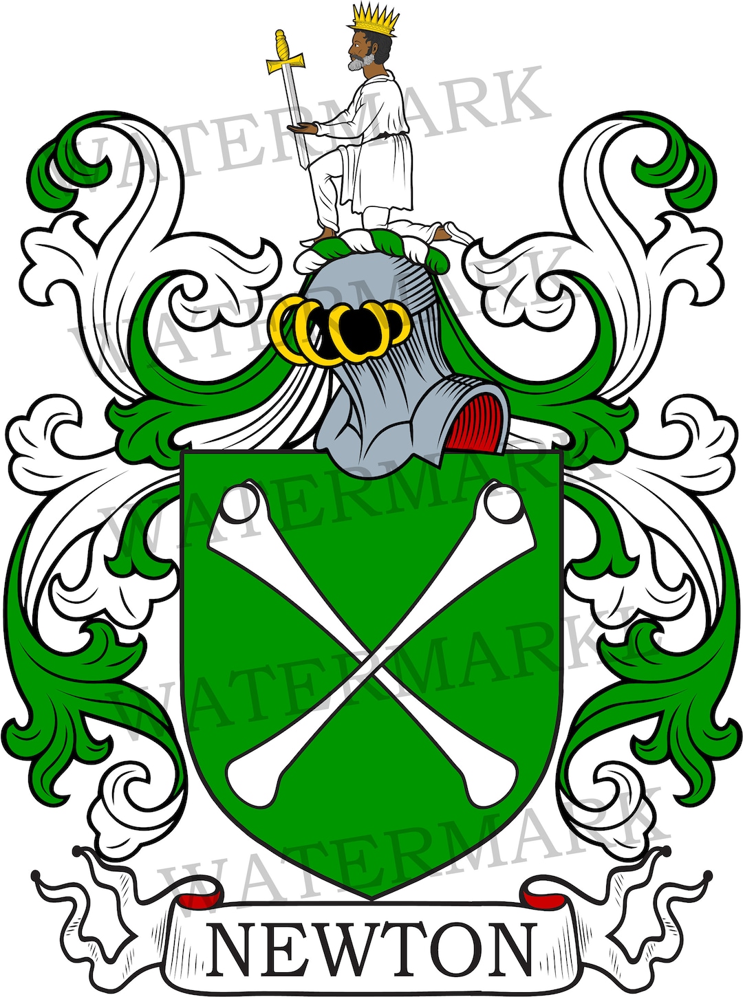 Newton Family Crest Digital Download Newton Coat Of Arms JPG File Newton Family Crest Digital Download Newton Coat Of Arms JPG File