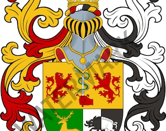Sullivan Family Crest - Digital Download - Sullivan Coat of Arms JPG File - Heraldry, Genealogy, Ancestry, Surnames, Shields