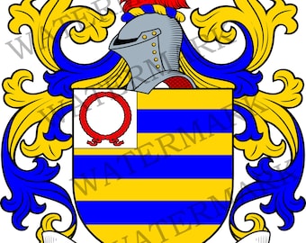 Surname Holmes Heraldry Etsy