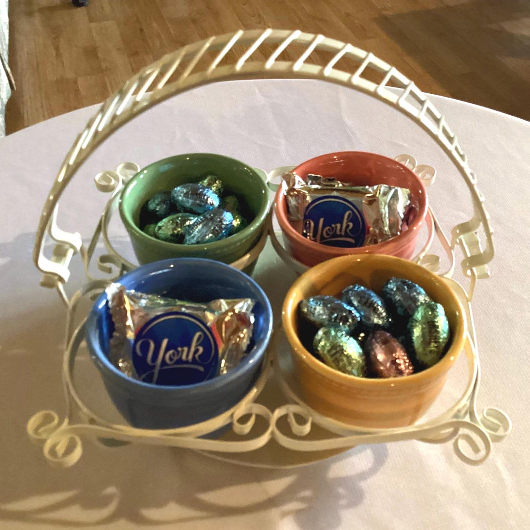 Tender Heart Treasures 4pot Condiment Set in Metal Caddy Etsy