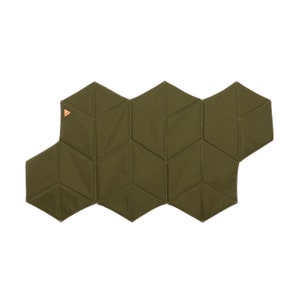 Tappetino palma - kama origami, superficie esterna - pieghevole, campeggio, van life, spiaggia, yoga, coperta da picnic, escursionismo, bambini, cane, meditazione, tappetino da viaggio Basin