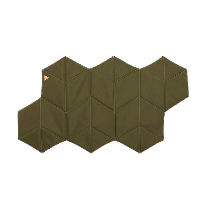 Tappetino palma - kama origami, superficie esterna - pieghevole, campeggio, van life, spiaggia, yoga, coperta da picnic, escursionismo, bambini, cane, meditazione, tappetino da viaggio Basin