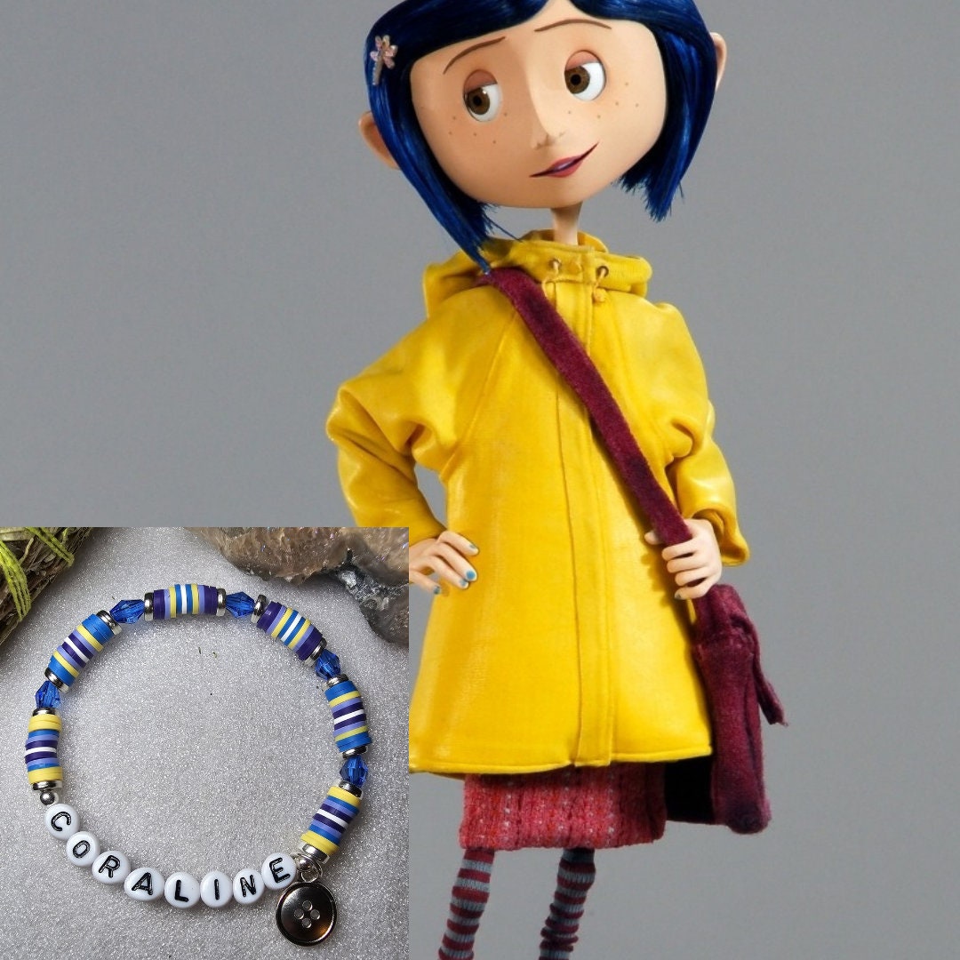 Coraline Bracelet Beaded Word Bracelet for Women Handmade Heishi Bead