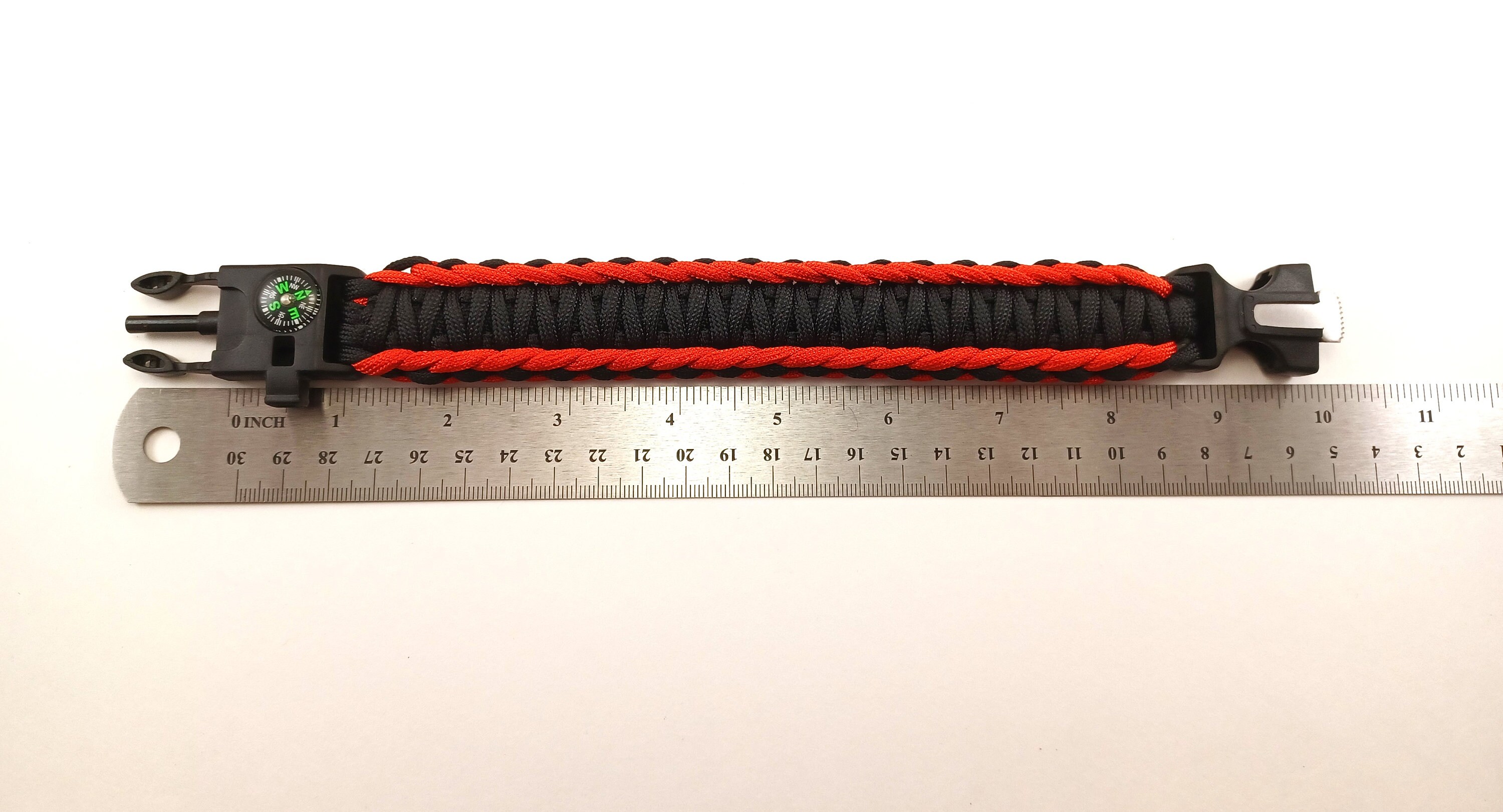 Black and Red, King Cobra Paracord Bracelet With Whistle, Compass and Firestarter Buckle - Etsy Black and Red, King Cobra Paracord Bracelet With Whistle, Compass and Firestarter Buckle - Etsy