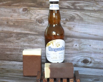 Beer Soap with coconut milk, stocking stuffers, Christmas gift for beer lover, palmfree vegan beer soap, valentine gift for him, zero waste