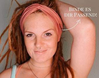 Hairband to tie yourself made from organic bamboo // Fräulein Frieda