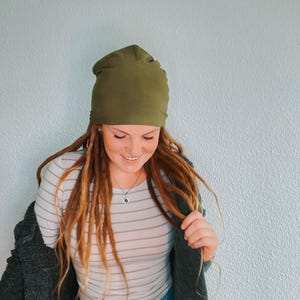 Organic bamboo beanie / hat unisex // chemo hat // alopecia // Fräulein Frieda
