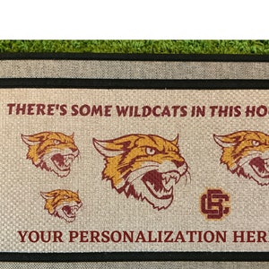 Bethune Cookman University, HBCU, Black Colleges, floor mat, Black Colleges, Black fraternity and sorority, BCU Wildcats, Bethune Cookman