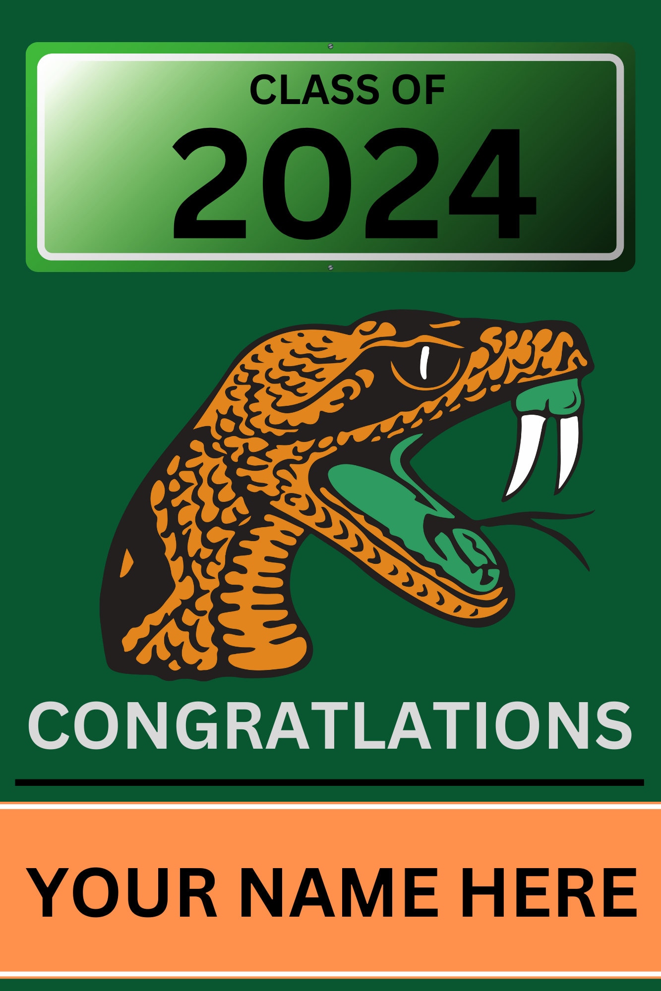 Florida A&M Rattlers FAMU University Large 3x5 Foot College Flag – 100% Nylon, Double-Sided Print, Officially Licensed