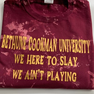 Bethune Cookman University, BCC, BCU wildcats, Bethune Cookman College, t shirt, black colleges paraphernalia, black colleges, HBCU