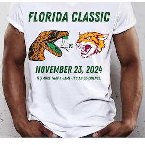Florida Blue Classic, Fla A M Rattler shirts, HBCU shirts, Florida A & M Football, FAMU Classic