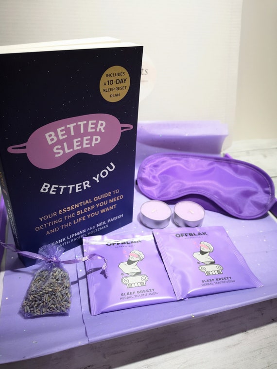 Sleep Well Gift Box /relaxation Pamper Gift /wellbeing Letterbox Gift  /sleep Book /sleep Eye Cover and Lavender Gift Set -  Canada