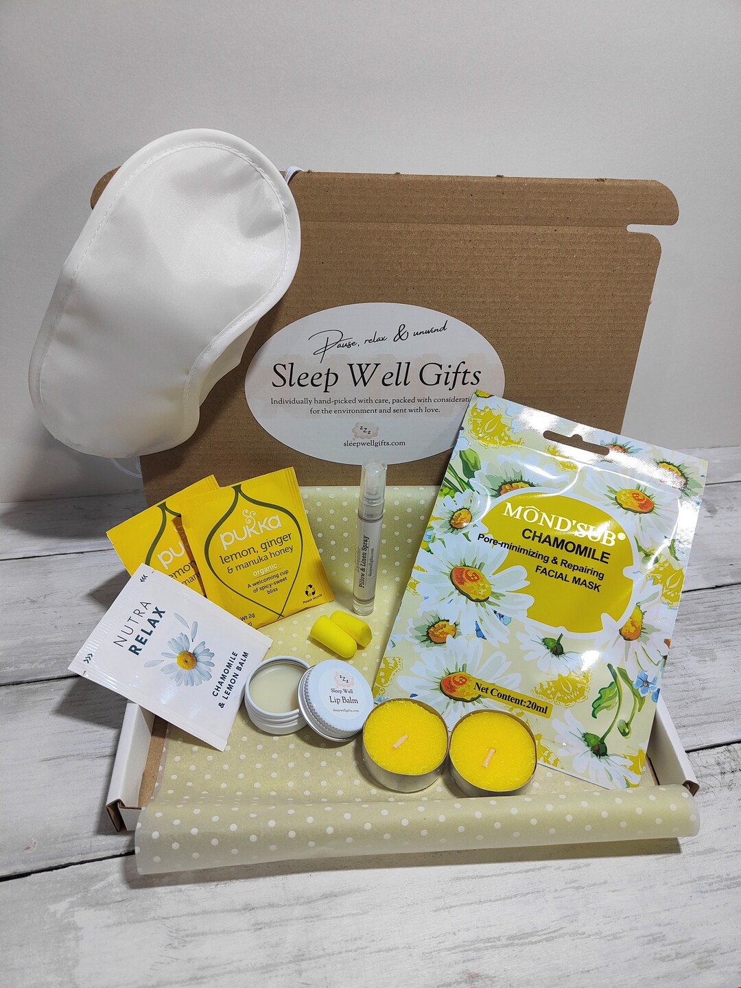 Sleep Well Gift Box /bedtime Relaxation Pamper /wellbeing Letterbox