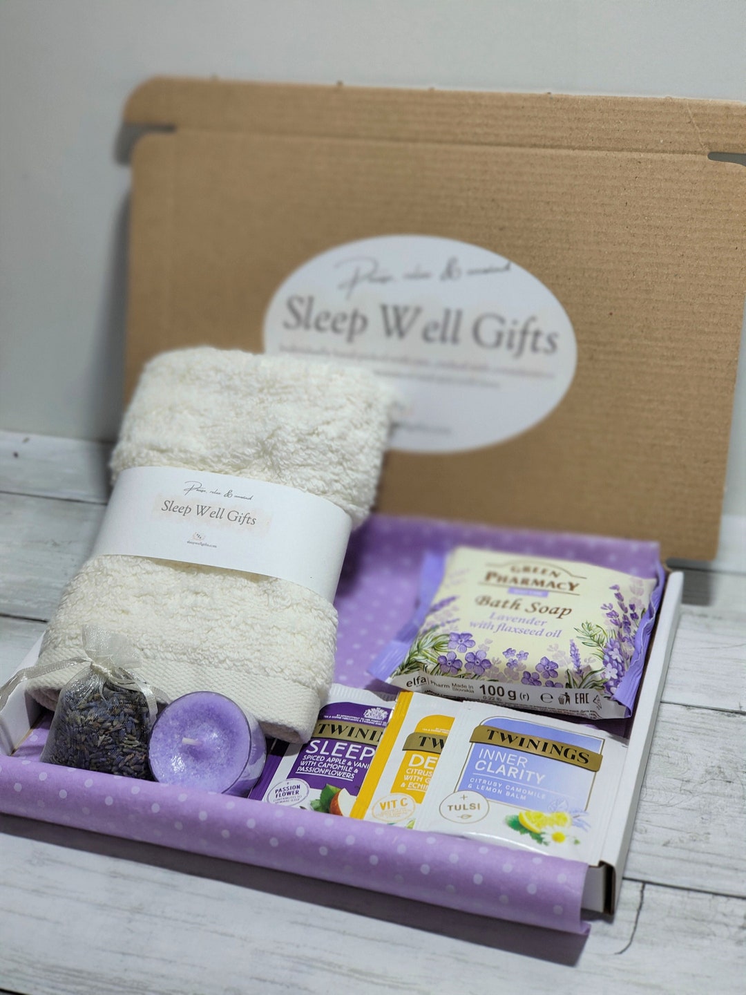 Sleep Well Gift Box /bath & Bed Relaxation Pamper /wellbeing Letterbox