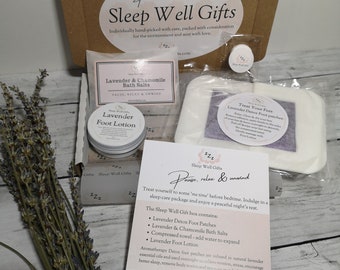 Treat Your Feet Detox Gift Box /relaxation foot pamper /wellbeing letterbox gift /Tired Feet /foot care spa gift box