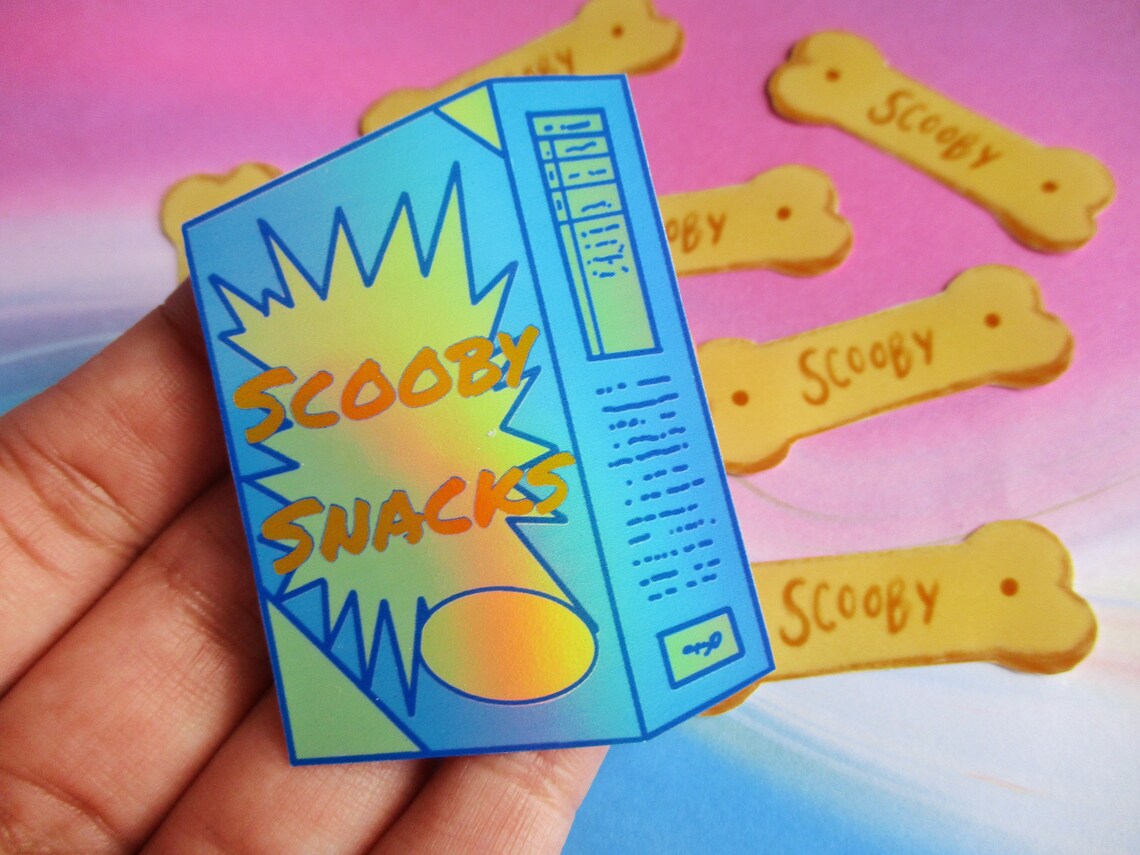 Scooby Snacks / 3 PC SET / 1 Scooby Snacks Box &amp; 2 Scooby | Etsy