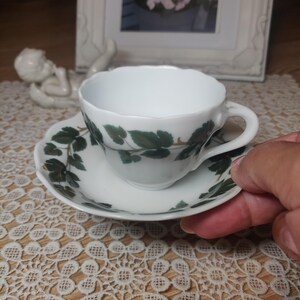 Espresso Cup and saucer vintage Germany porcelain Hutschenreuther coffee cup Beautiful  gift for real coffee lover