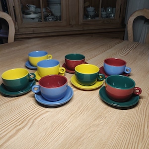 Demitasse cup, Espresso Cup and saucer German Beautiful  gift for real coffee lover