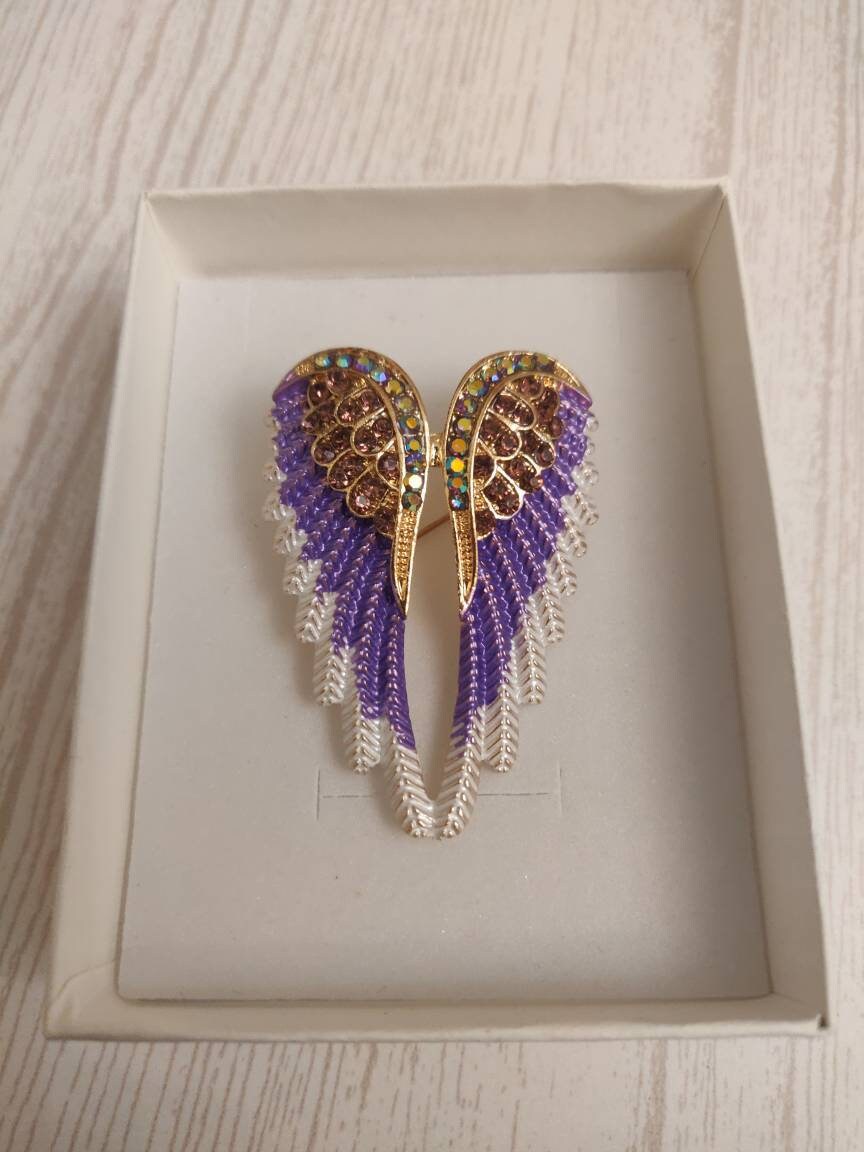 Broche Coeur - Cadeau St Valentin deux COEURS - Broche Fabergé style Broche Coeur - Cadeau St Valentin deux COEURS - Broche Fabergé style