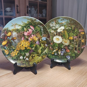 Fuerstenberg Wall Plate Collection Plate Decoration Plate Hand-Painted Vintage Germany