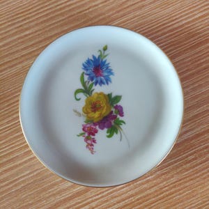 Small Trinket Dish, Ring Dish Holder, Vintage Jewelry Tray, Small porcelain Dish