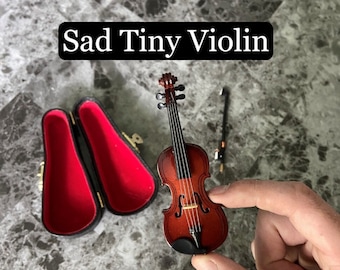 Funny “Sad Tiny Violin” Surprise Gift | Gag Gift, Funny Birthday Gift | For People who Complain Too Much, Spongebob Parody, Spongebob Gift