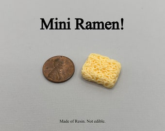 Mini Ramen, Tiny Resin Food | Miniature, Tiny Things | For Miniature Food Displays, Miniature Collectors, Tiny Trinket Collections