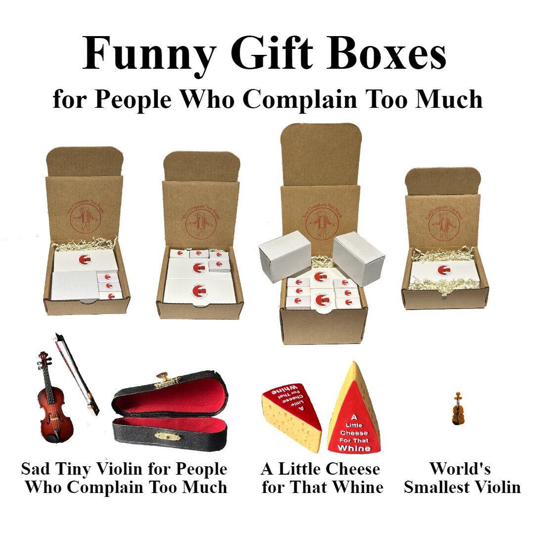 Funny Personalized Gift Box for Complainers Gag Birthday Gift, Custom ...