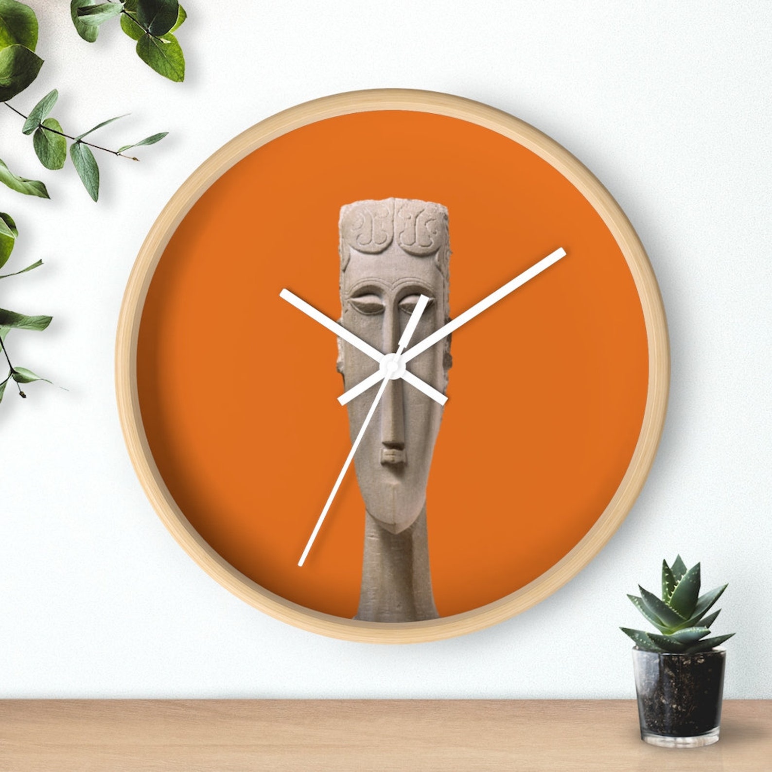 Modern art wall clock Etsy