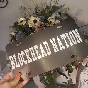NKOTB License Plate, Blockhead Nation License Plate, New Kids on the Block, Blockhead Gift
